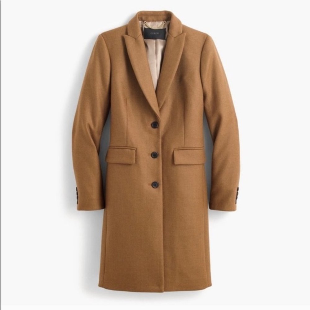 J.Crew Parke Topcoat in Dark Chestnut